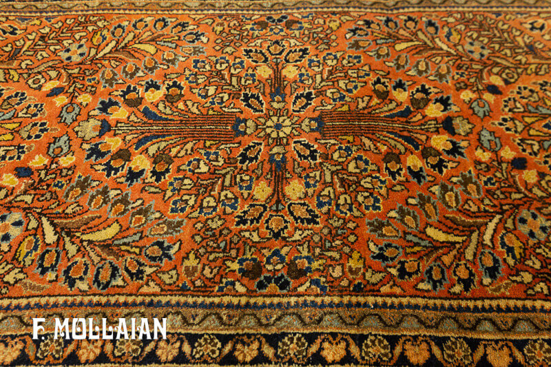 Antique Persian Small Saruk Rug n°:25925187